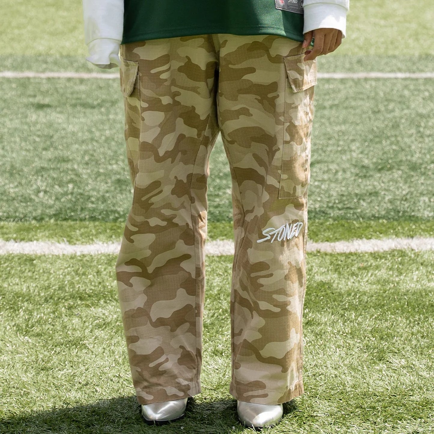 STONED | Camo Cargo Brown