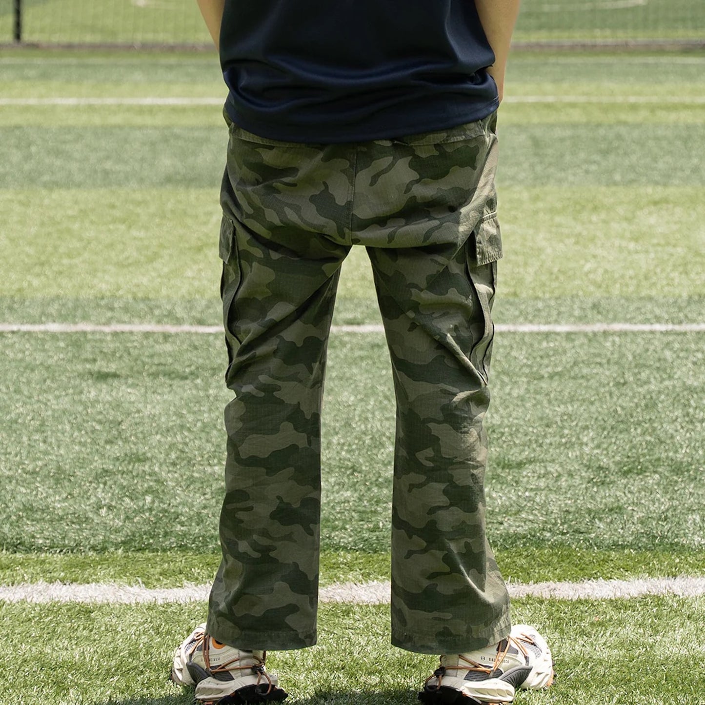 STONED | Camo Cargo Green