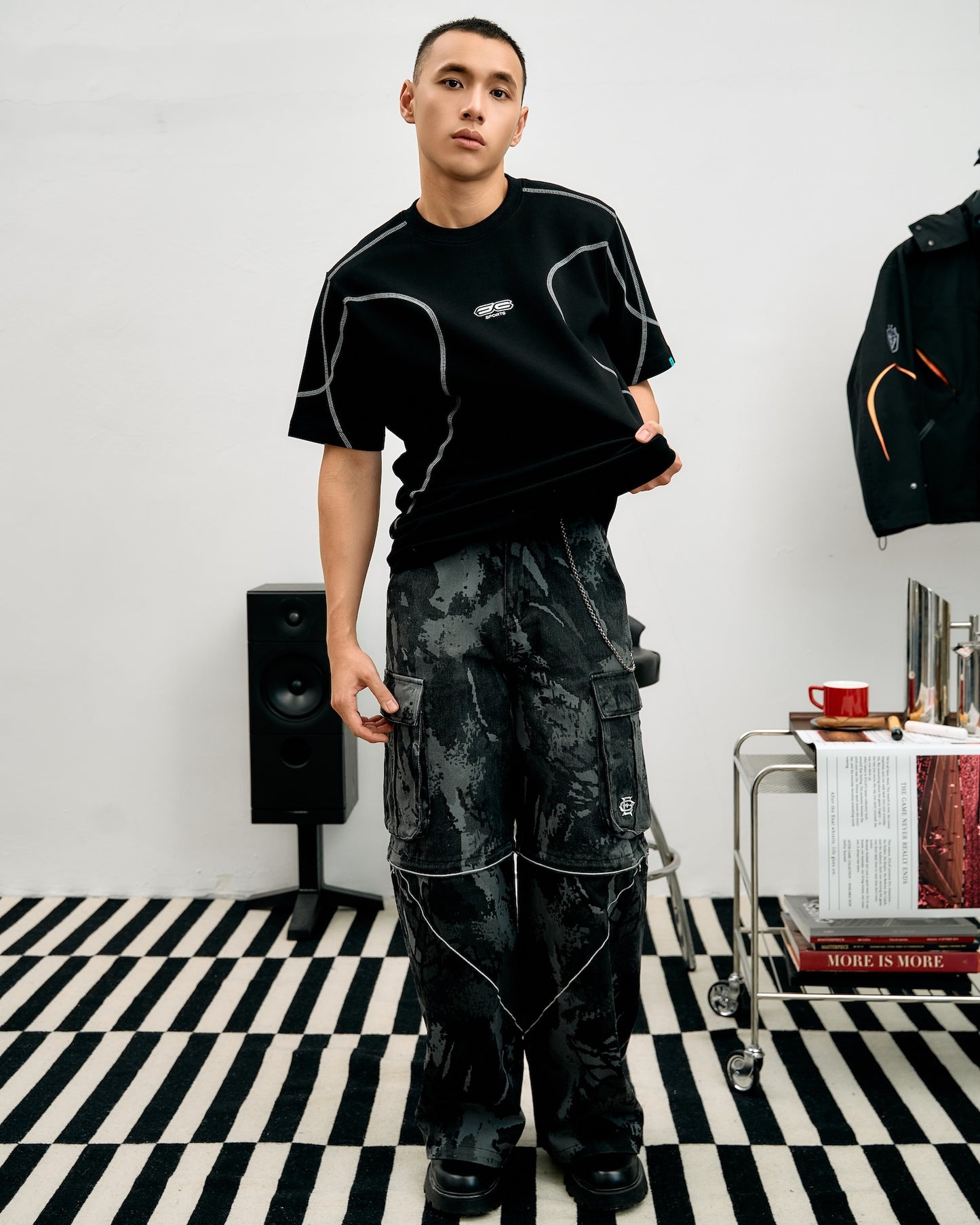 EGLAF | Duo Way Camo Cargo Pants