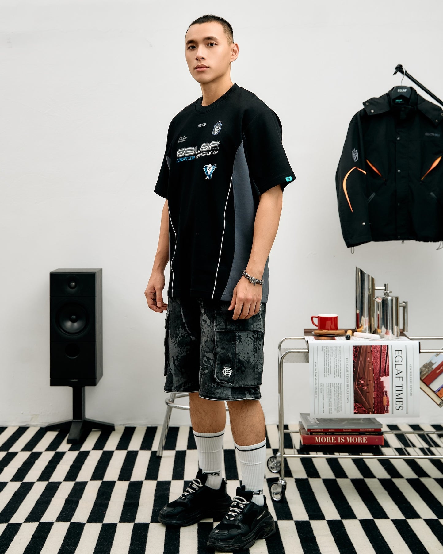 EGLAF | Duo Way Camo Cargo Pants