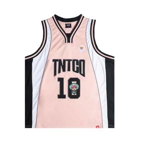 TNTCO x One Piece | Chopper Basketball Jersey Pink