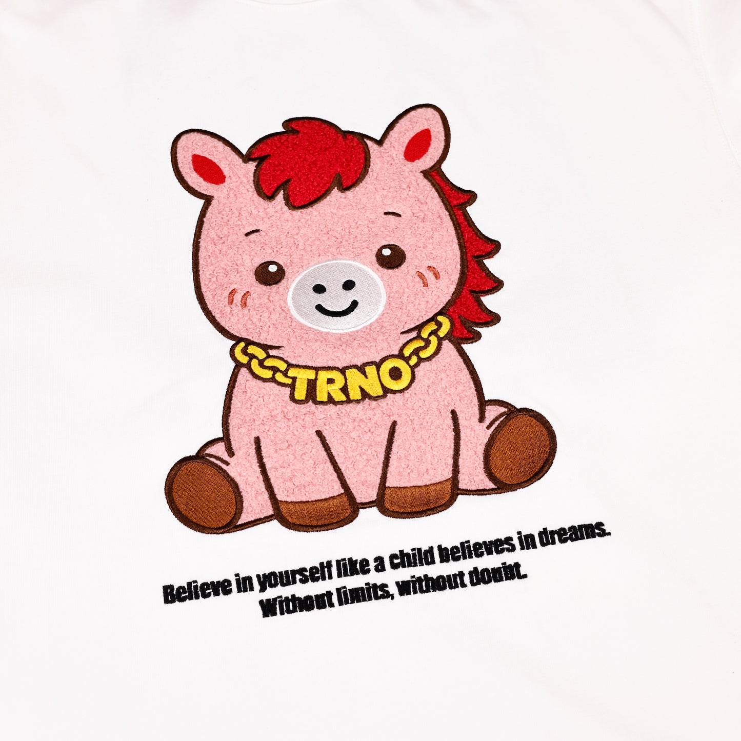 TRNO | Hip Hop Pony Tee White - SWAGANZ