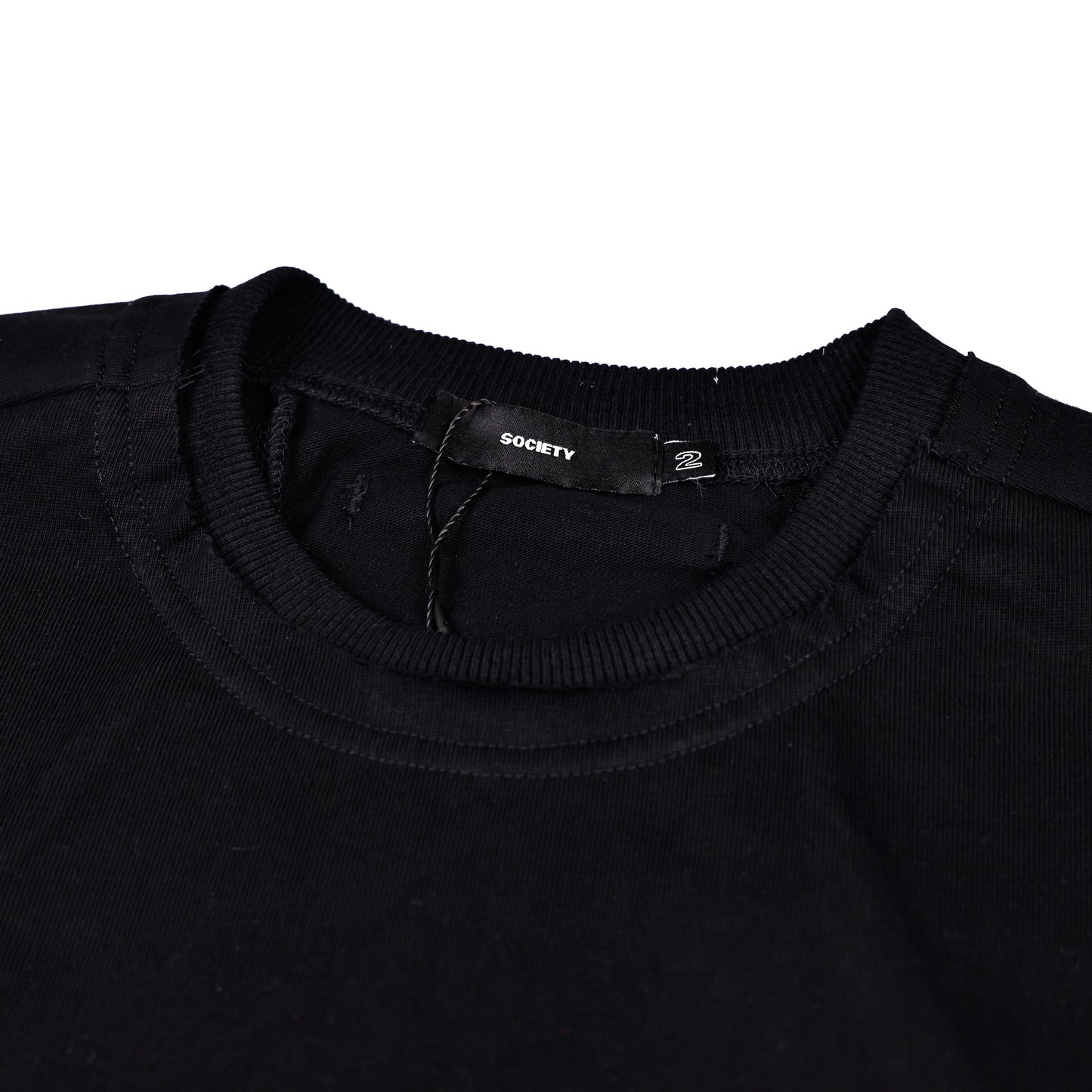 SOCIETY | Aerodyne Int Cropped Tee Black