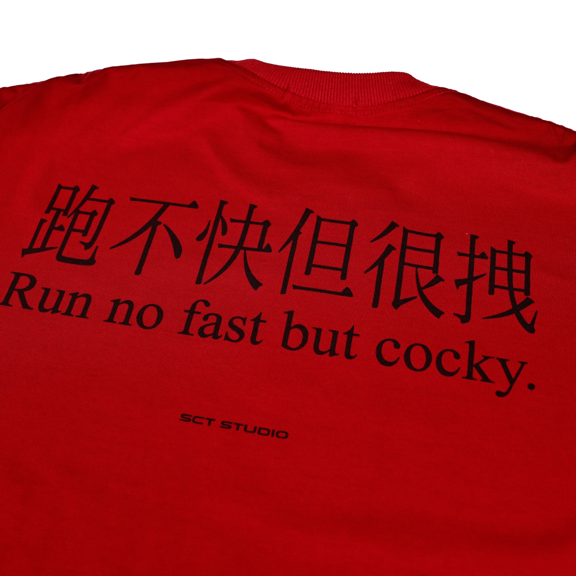 SOCIETY | Aerodyne Int Chcky Horse Tee Red - SWAGANZ
