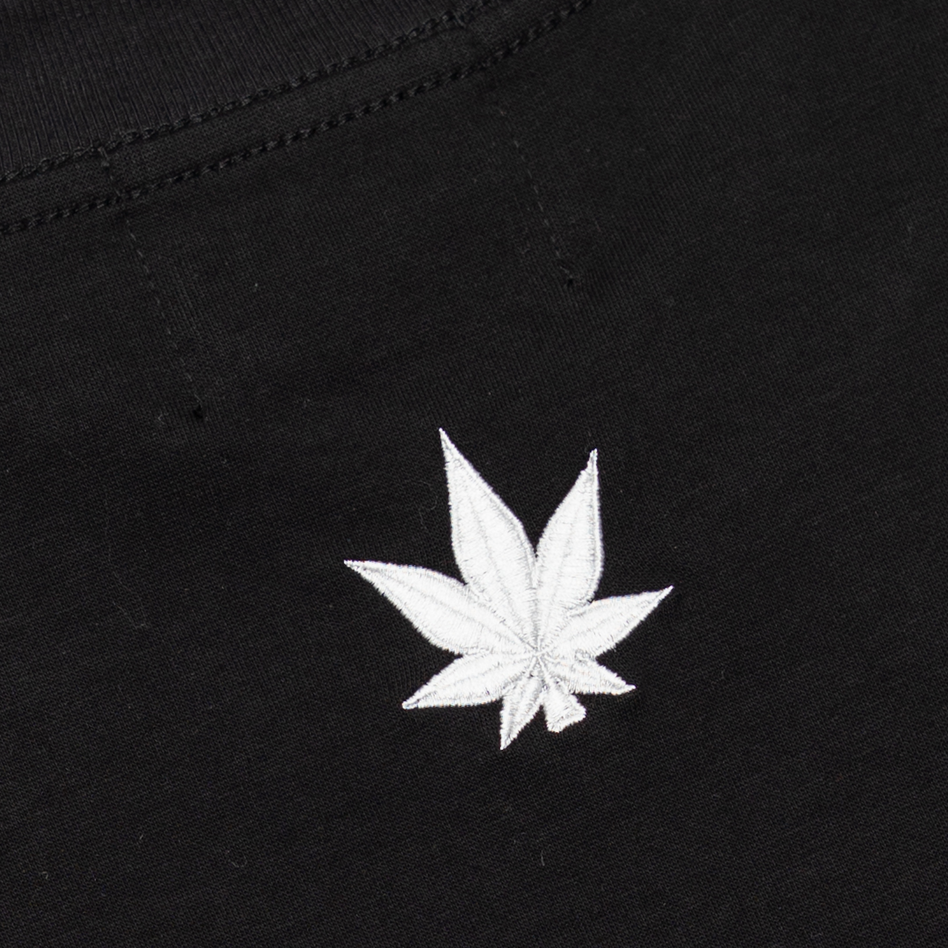 STONED | Polo Tshirt Black - SWAGANZ