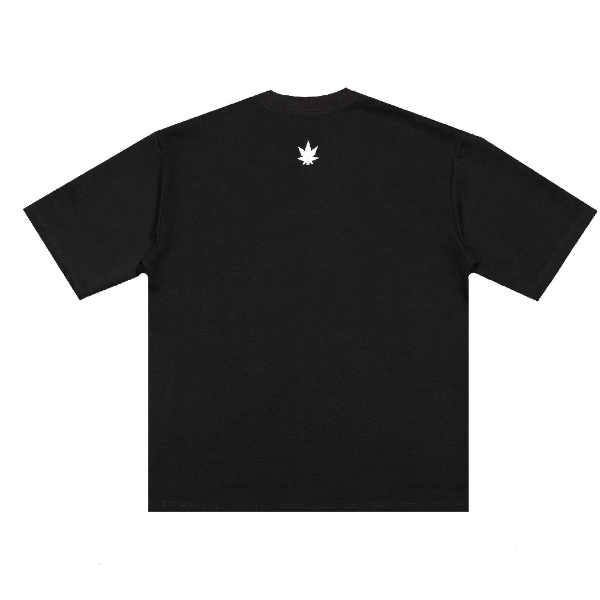 STONED | Polo Tshirt Black - SWAGANZ