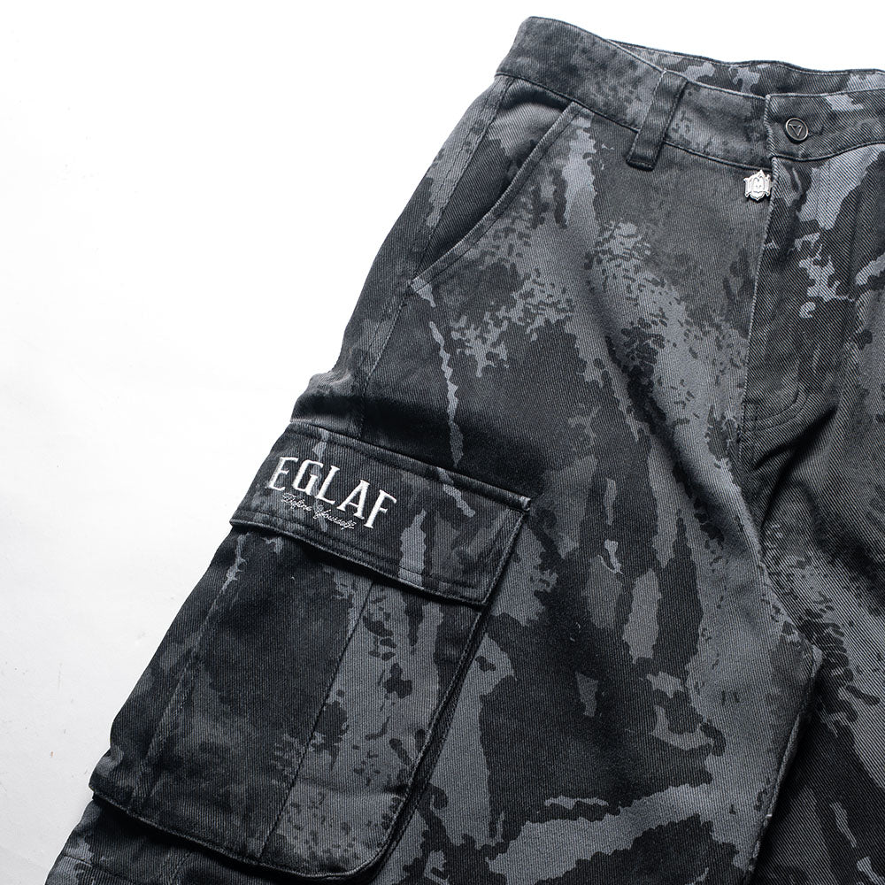 EGLAF | Duo Way Camo Cargo Pants