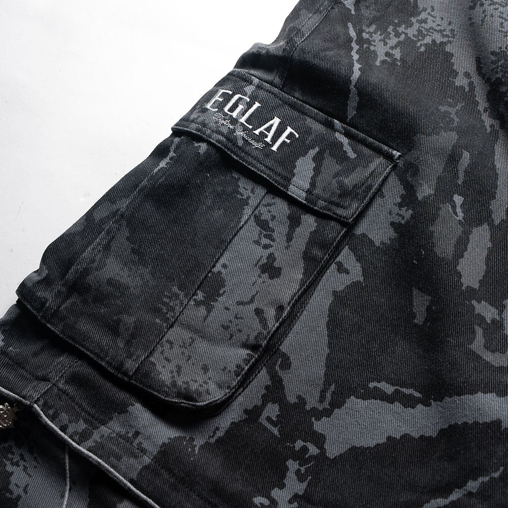 EGLAF | Duo Way Camo Cargo Pants