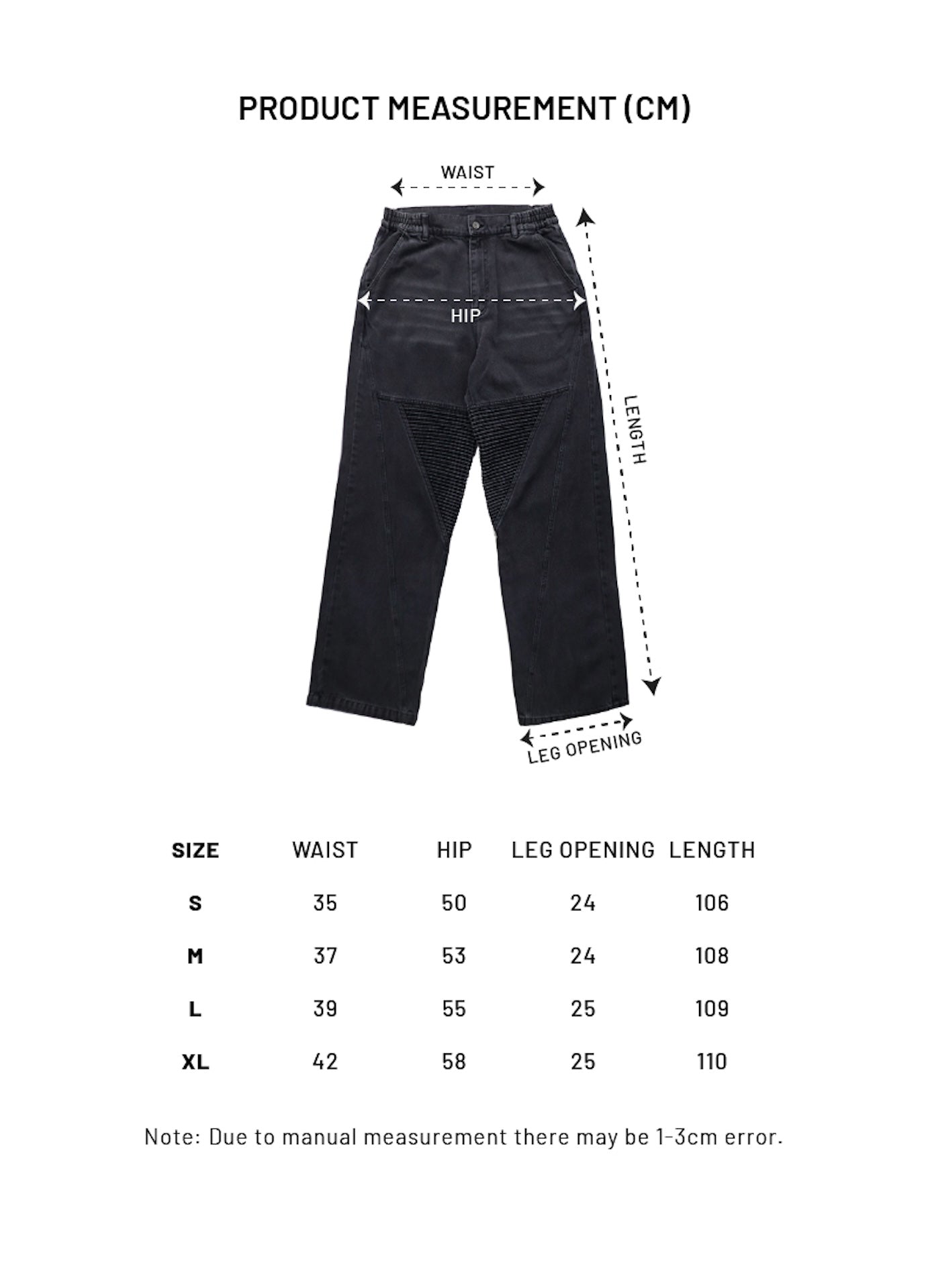 EGLAF | Ridge Panel Pants Black - SWAGANZ