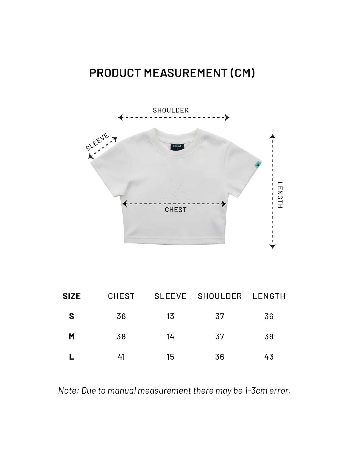 EGLAF | EG Bead Crop Top White