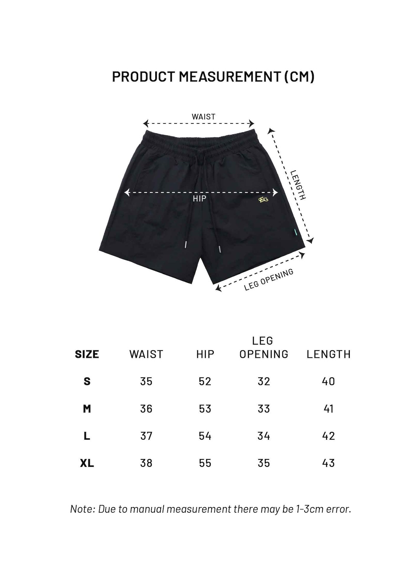 EGLAF | MV Active Shorts Black