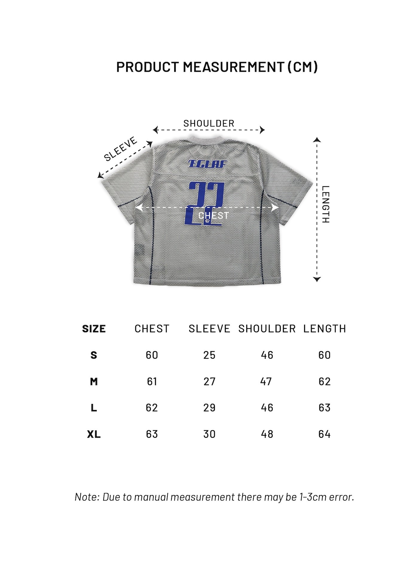 EGLAF | R//W Mesh Boxy Tee Light Grey