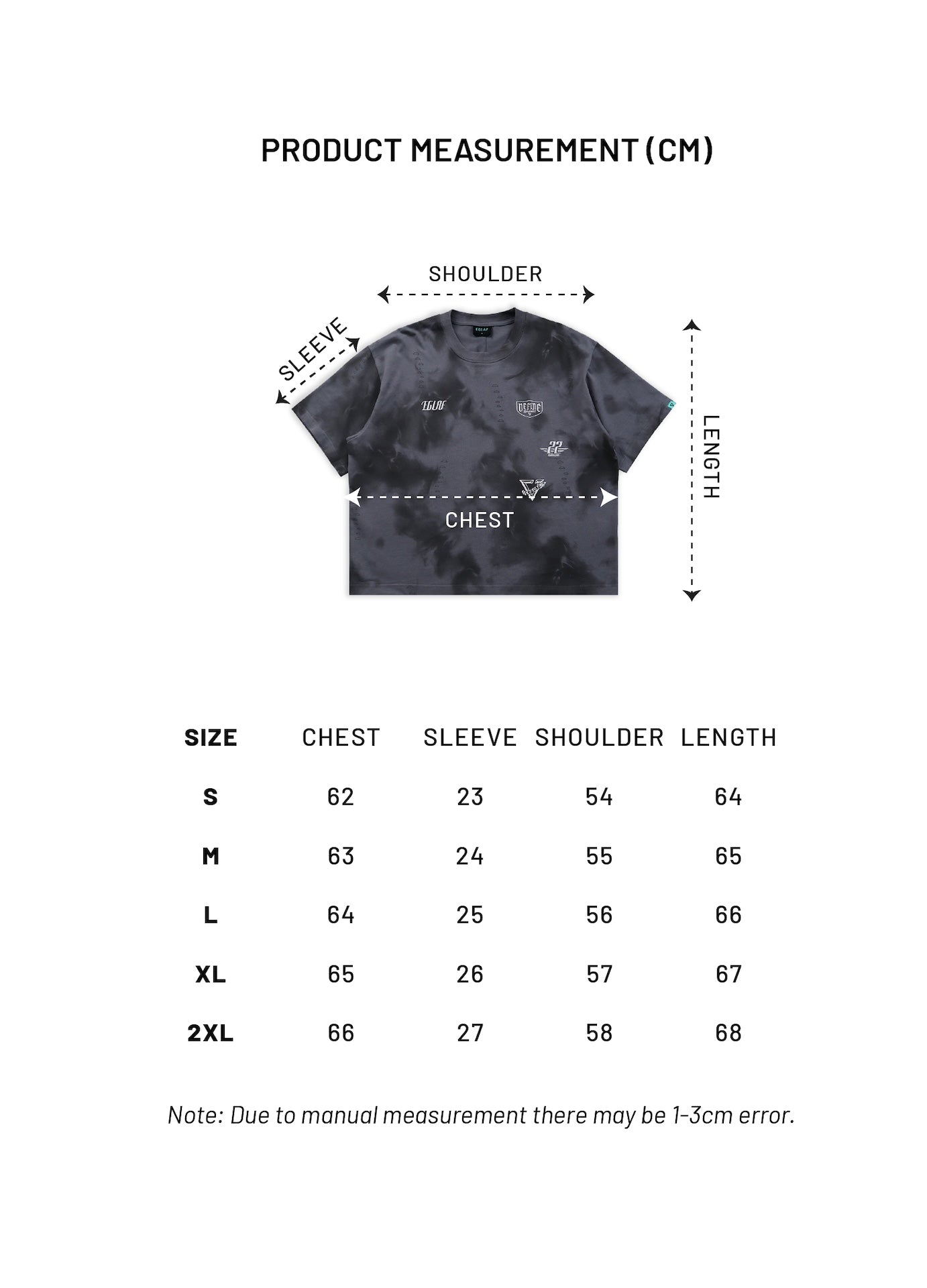EGLAF | R//W Badges Boxy Tee Cool Grey - SWAGANZ