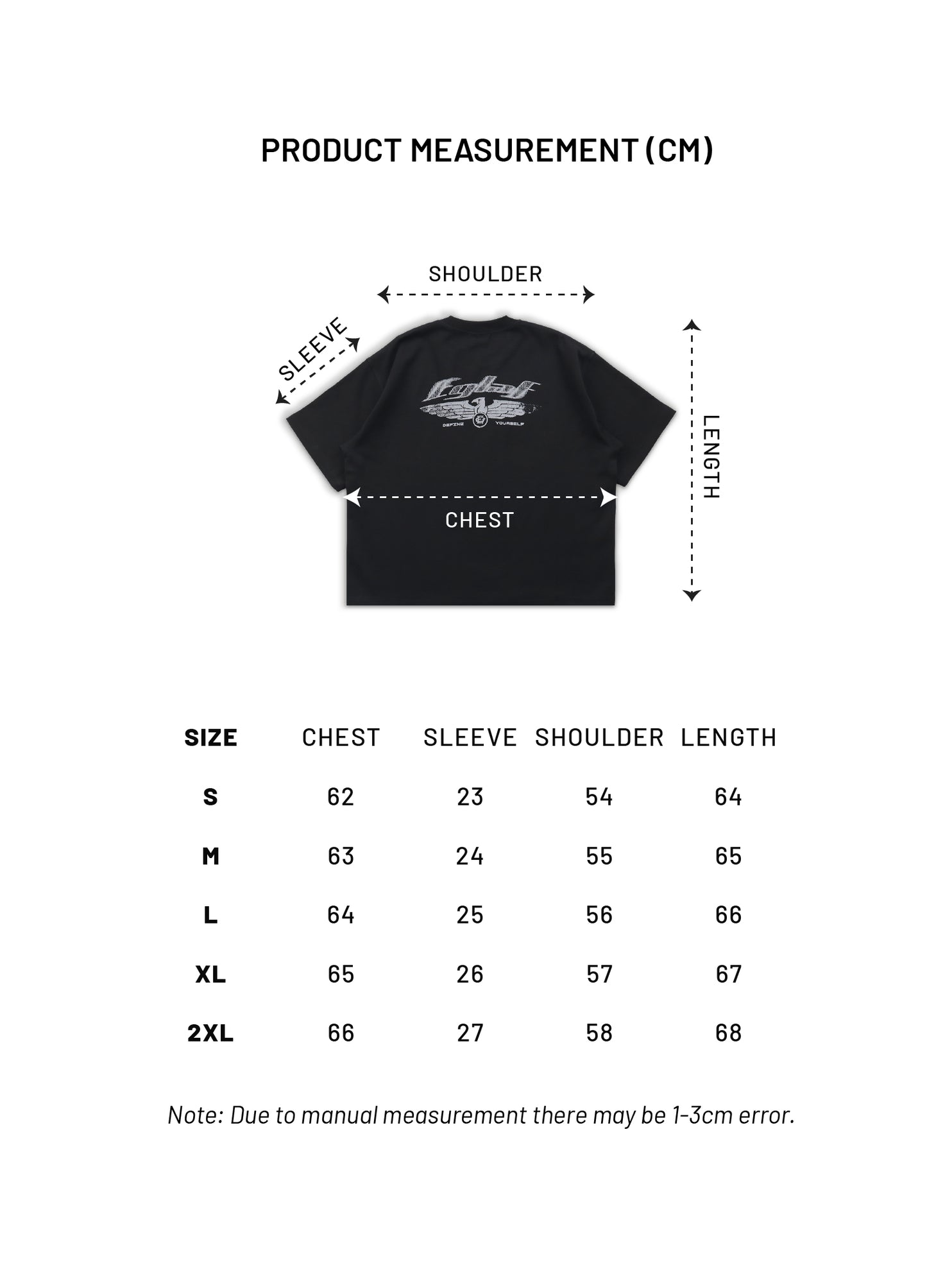 EGLAF | R//W Wings Boxy Tee Black - SWAGANZ