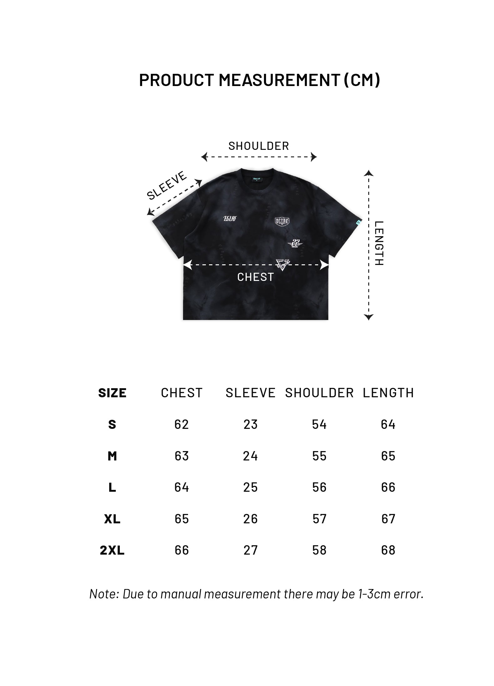 EGLAF | R//W Badges Boxy Tee Black - SWAGANZ