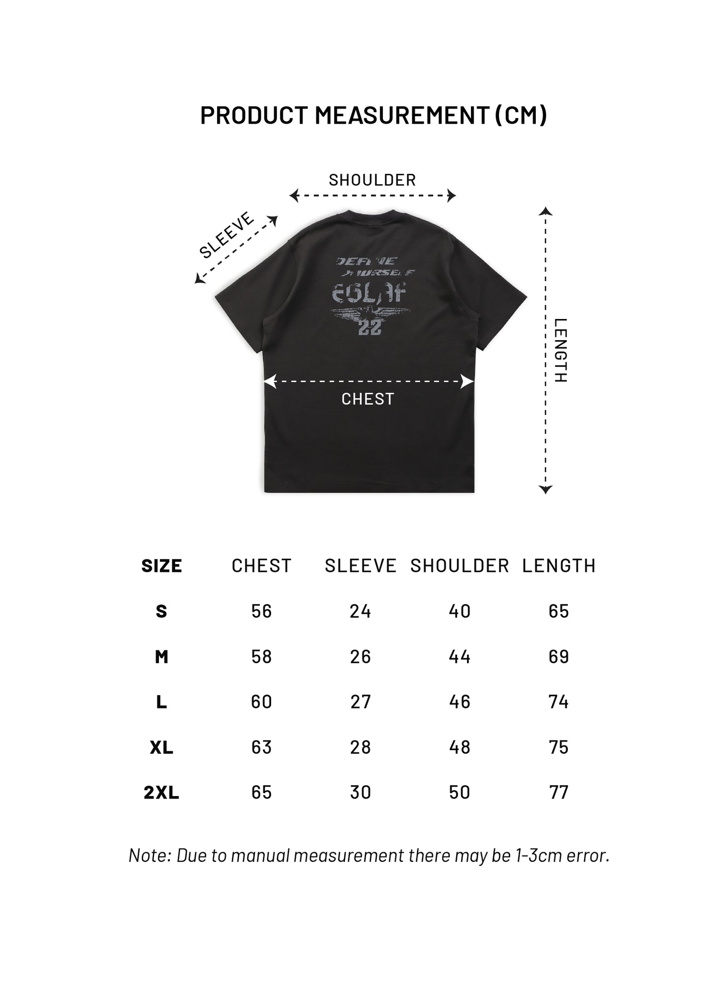 EGLAF | R//W Distressed Texts Tee Grey