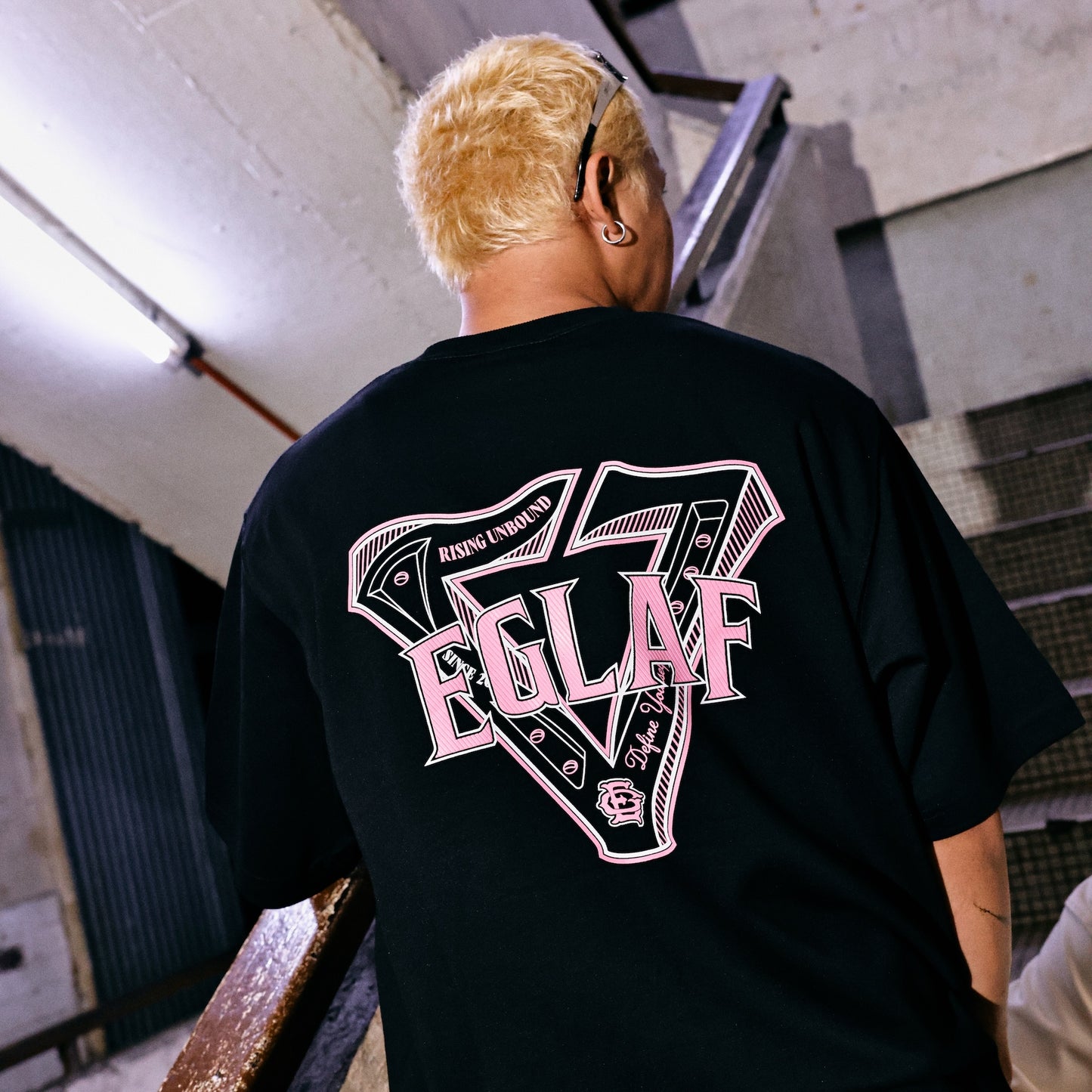 EGLAF | RU Triangle Logo Tee Black