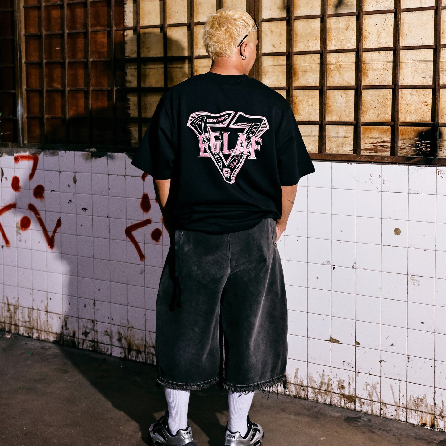 EGLAF | RU Triangle Logo Tee Black