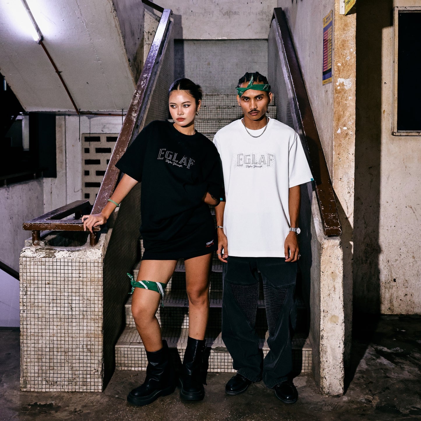 EGLAF | Radial Burst Tee Black