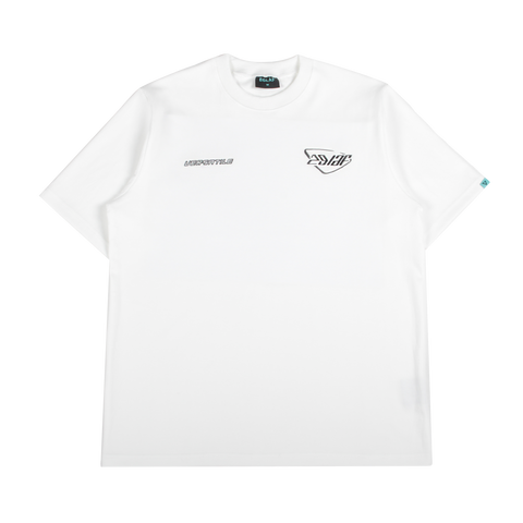 EGLAF | Versatile Logo Oversize T-shirt (White)