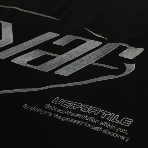 EGLAF | Versatile Logo Oversize T-shirt (Black)