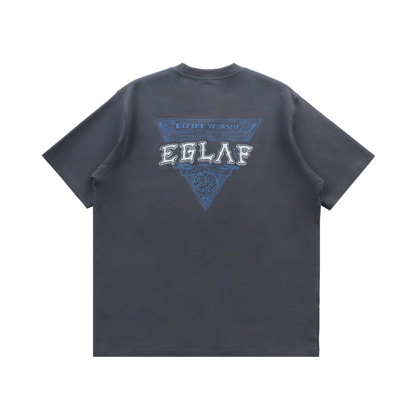 EGLAF | Sculpta Triangle Emblem Tee Dark Grey