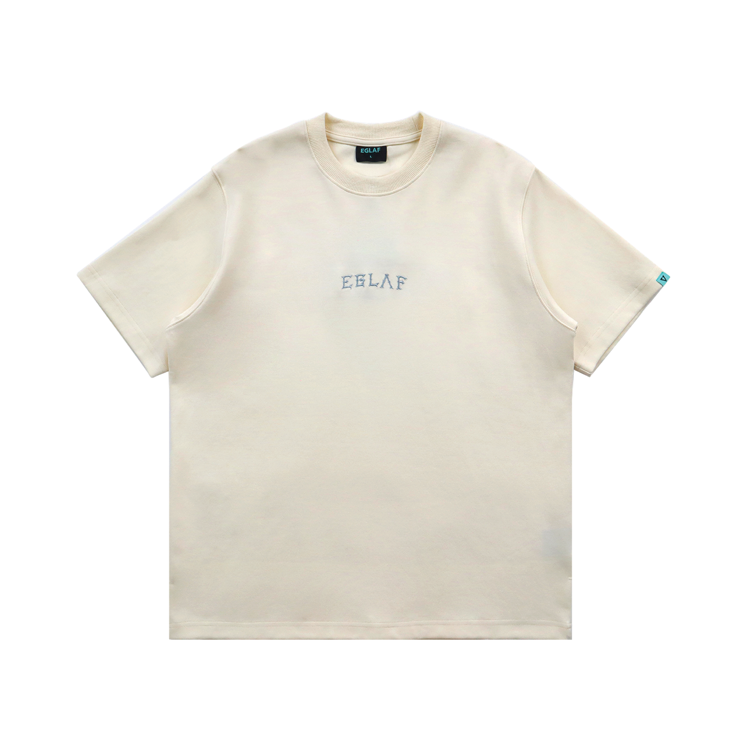 EGLAF | Sculpta Triangle Emblem Tee Cream White