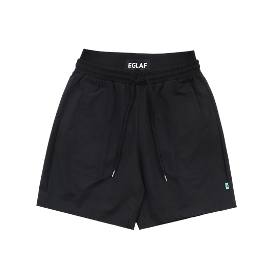 EGLAF | Sculpta Elastic Waist Shorts Black