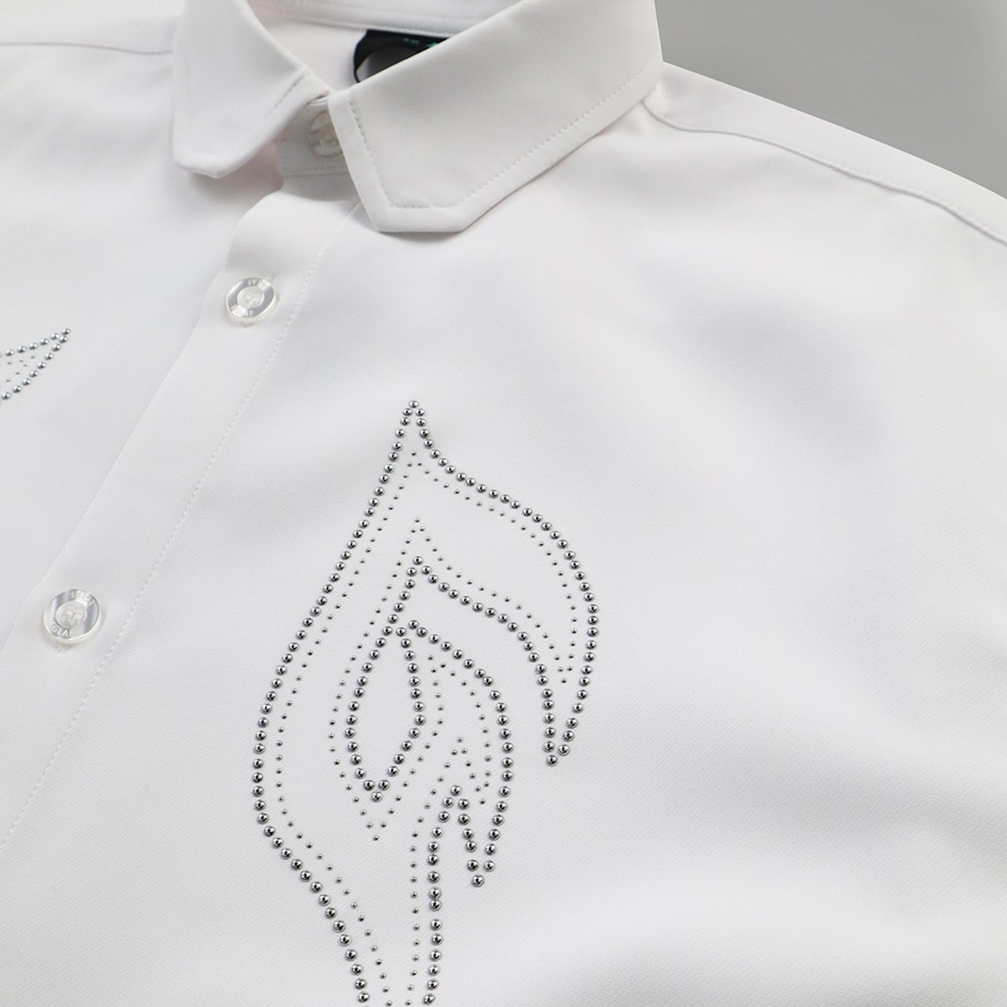EGLAF | Sculpta EG Silver Rivet Shirt White