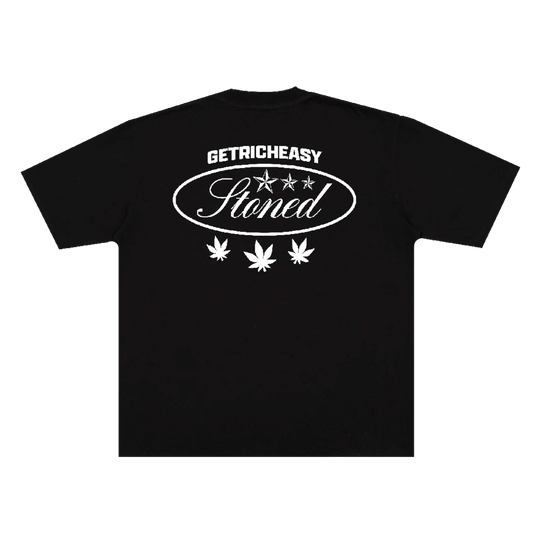 STONED | Genetic Original Logo Tee Black