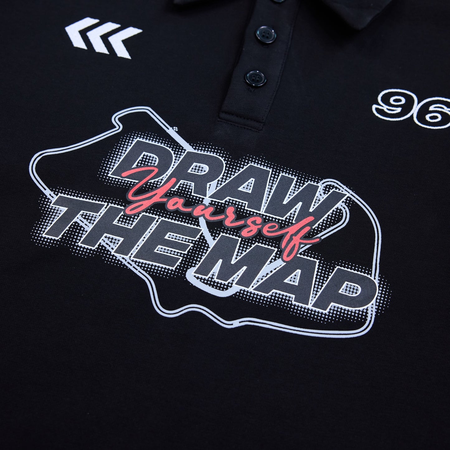 TRNO | Line System Polo Black - SWAGANZ