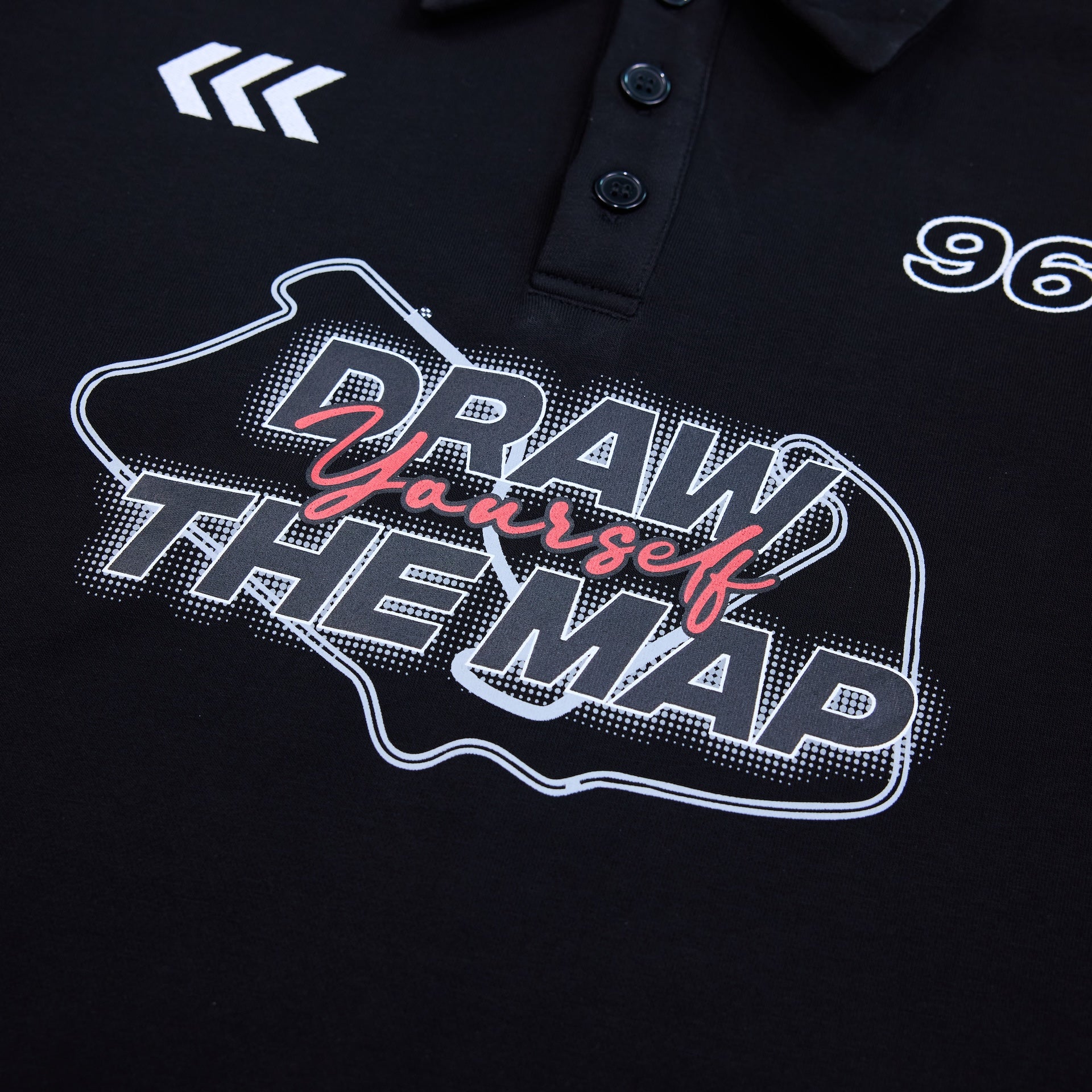 TRNO | Line System Polo Black - SWAGANZ