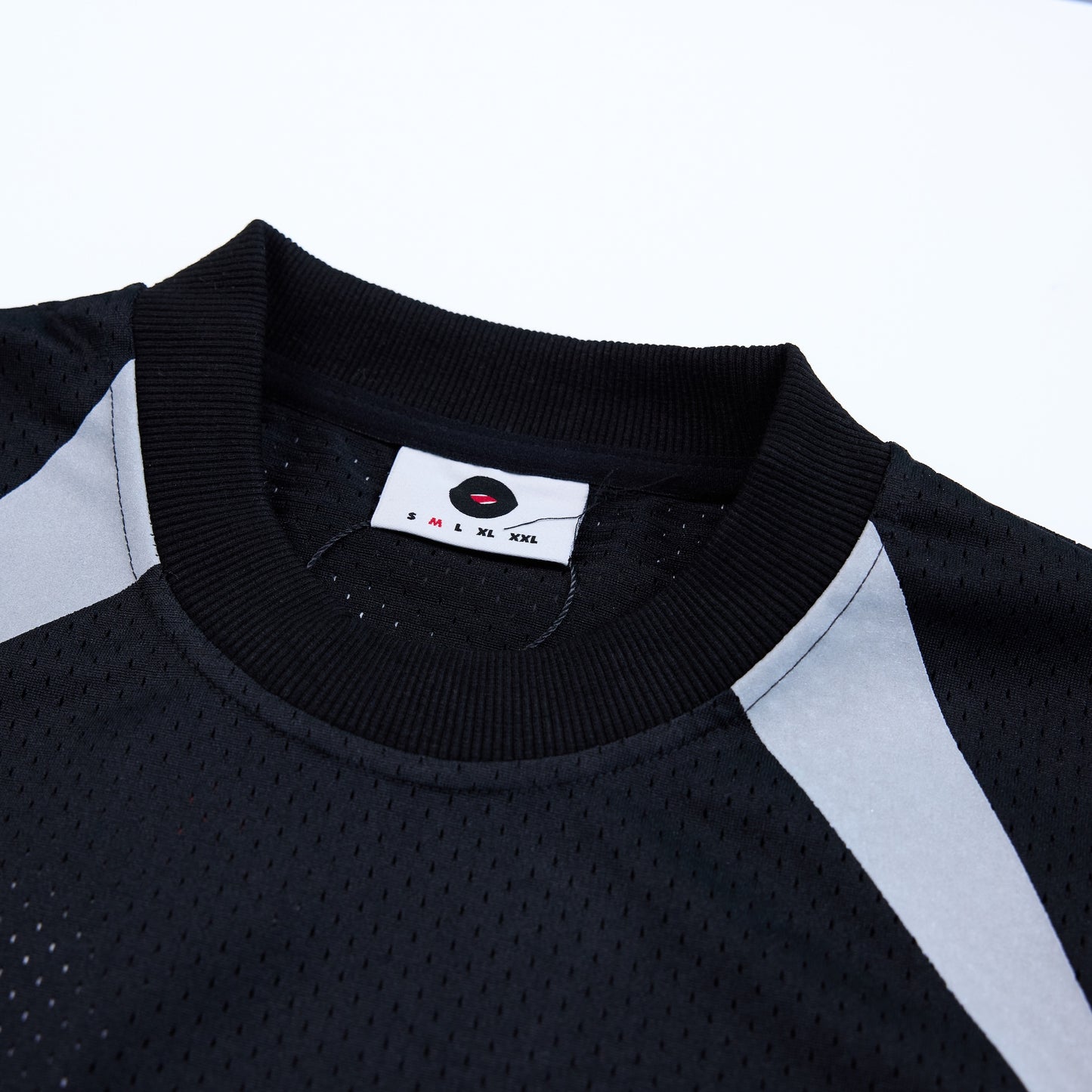 TRNO | Grid Jersey Tee Black