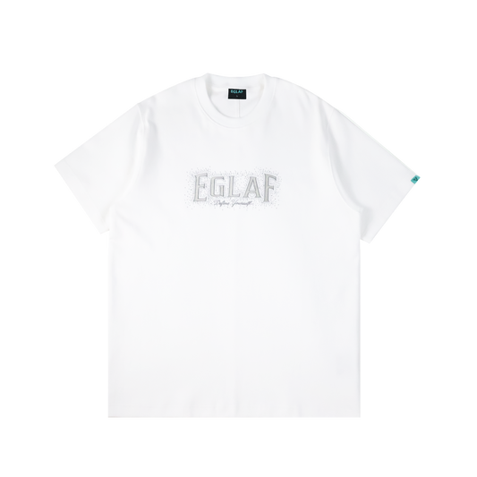EGLAF | Radial Burst Tee White