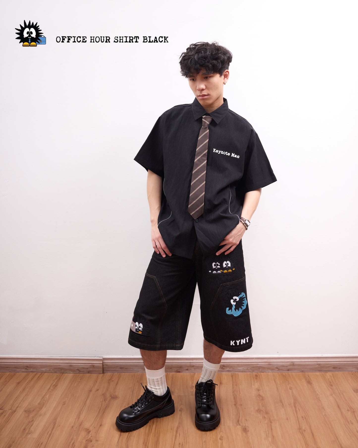 KEYNOTE | Workaholic Office Hour Shirt Black