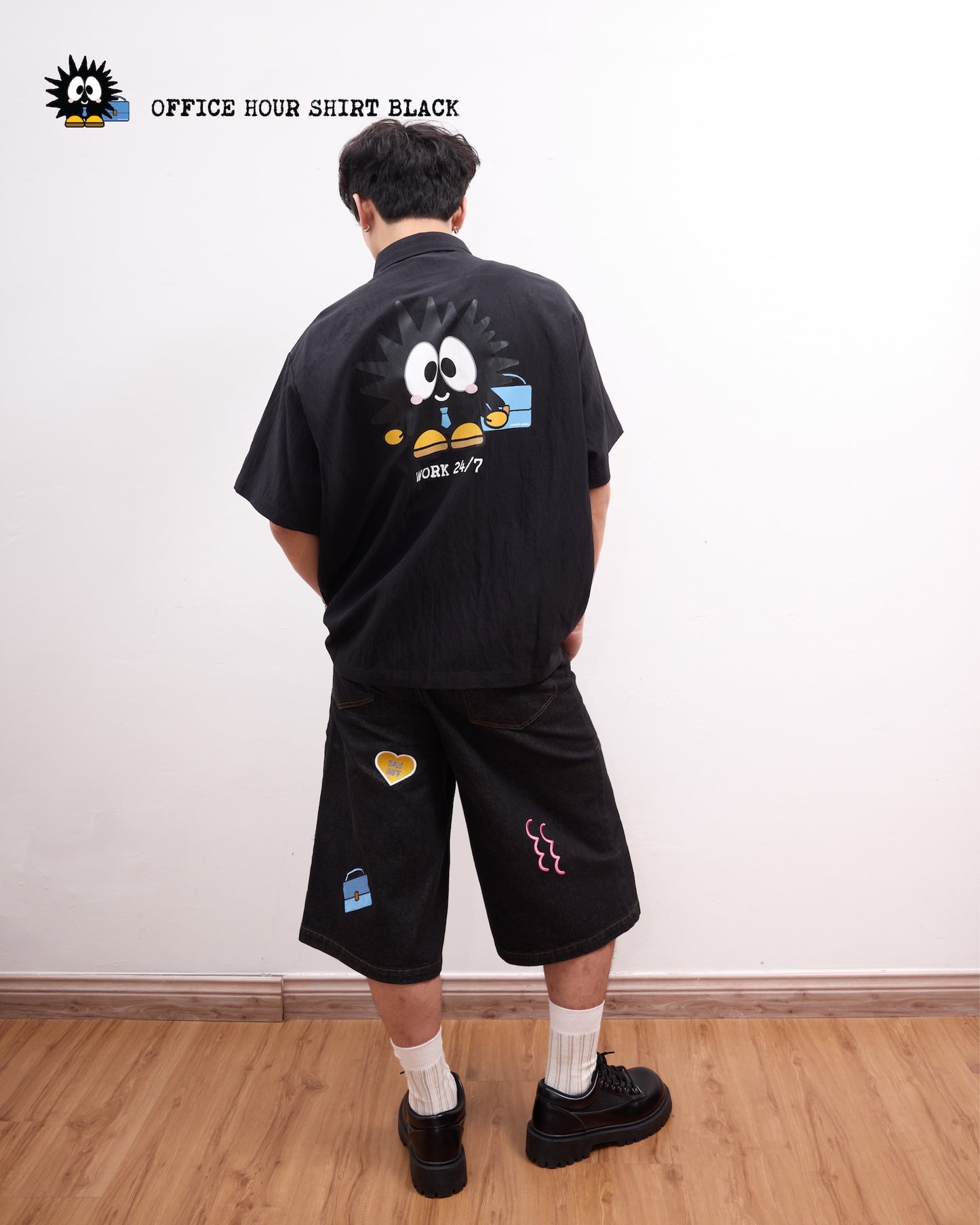 KEYNOTE | Workaholic Office Hour Shirt Black