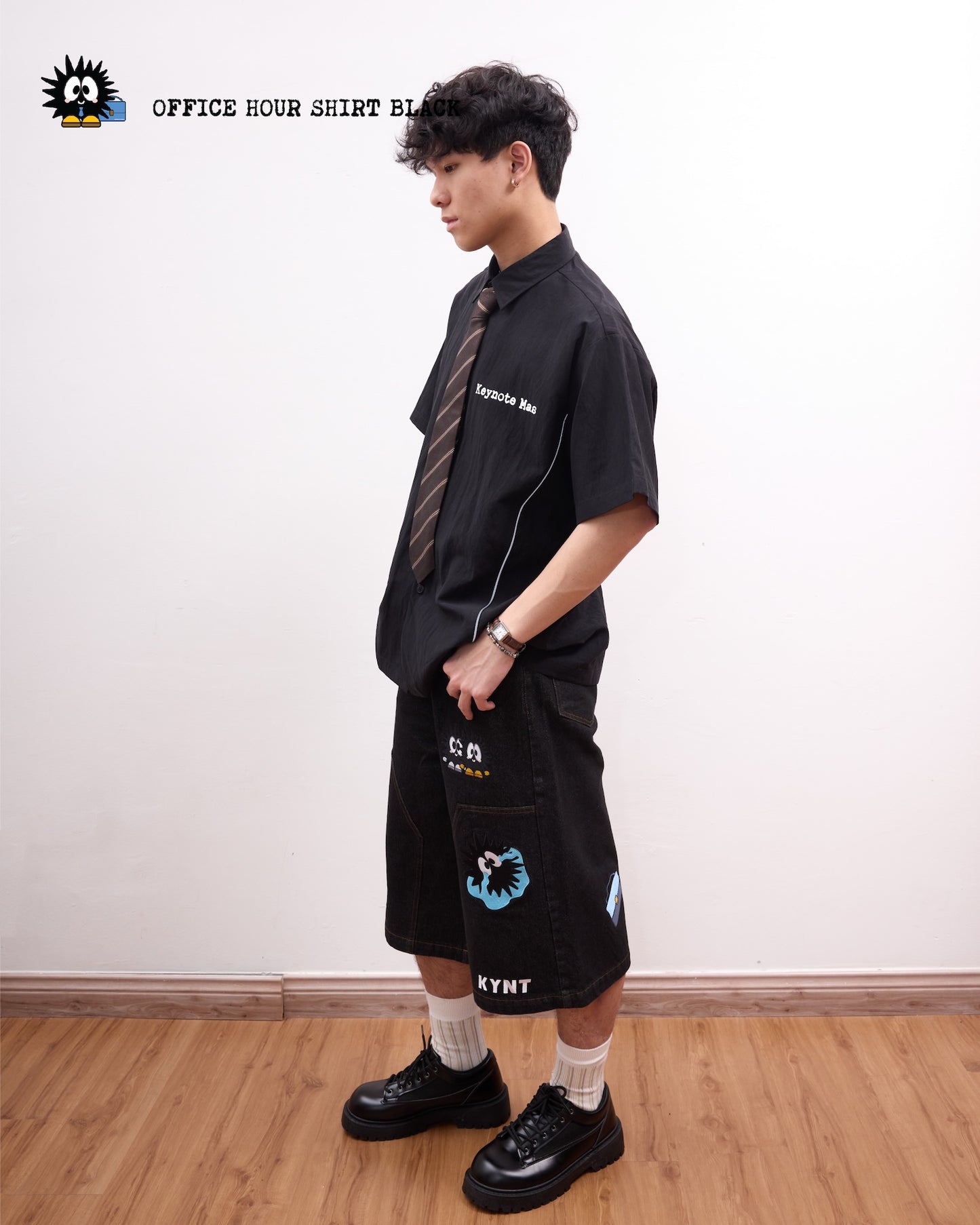 KEYNOTE | Workaholic Office Hour Shirt Black