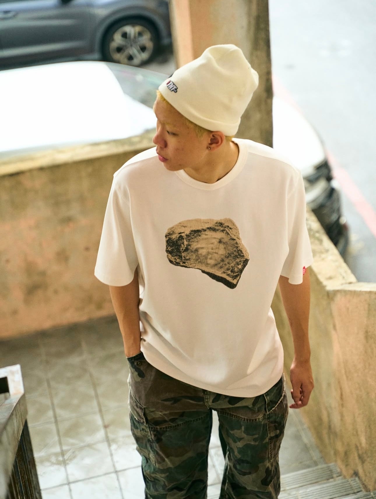 TNTCO | Rock Bottom Tee White