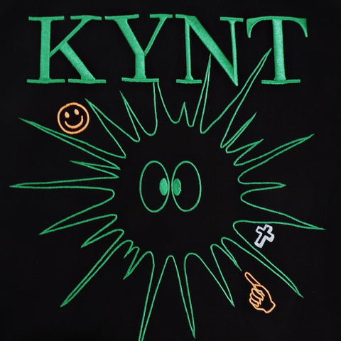 KEYNOTE | Embroidery Echinoidea Tee (Black/Green)