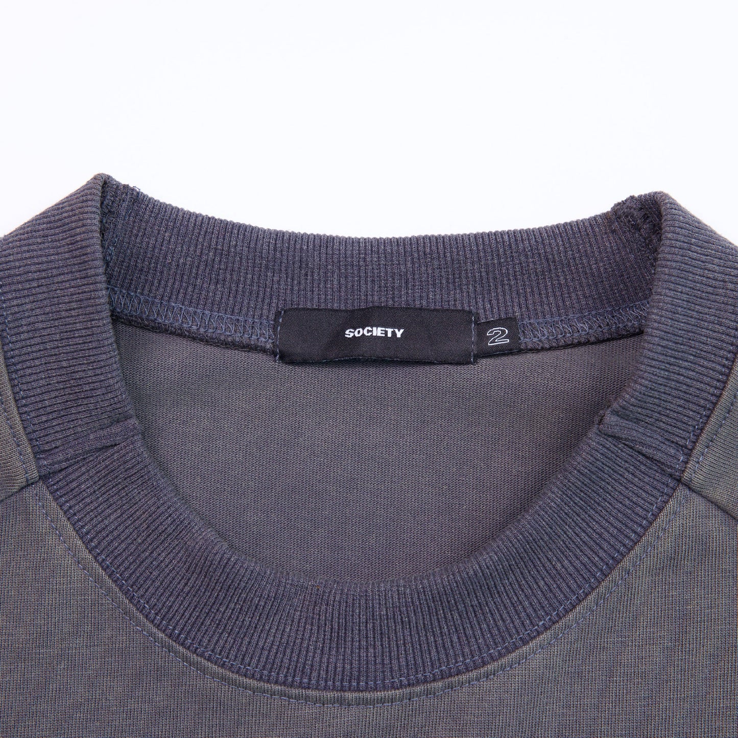 Society | Titus Navigator Boxy Tee Pebble Grey
