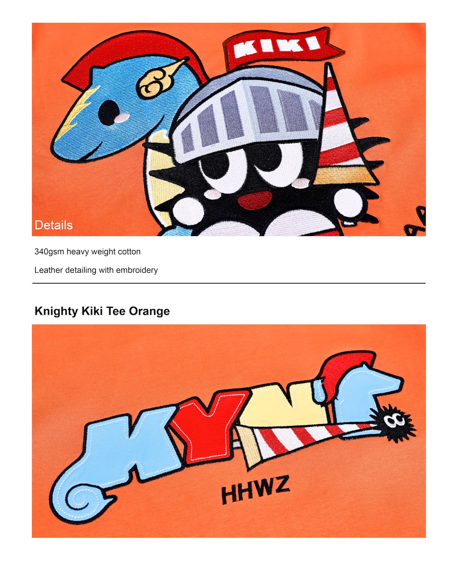 KEYNOTE | Knighty Kiki Tee Orange - SWAGANZ
