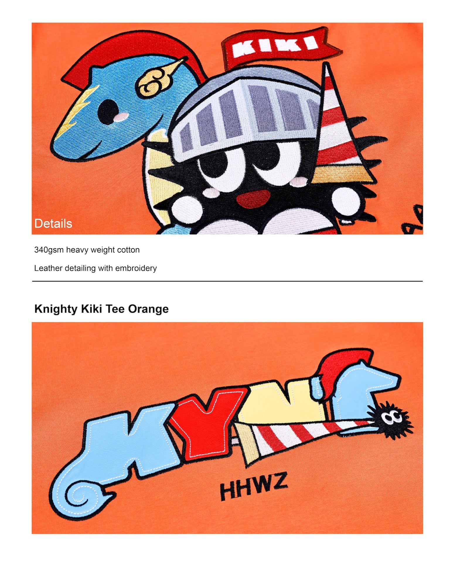 KEYNOTE | Knighty Kiki Tee Orange - SWAGANZ
