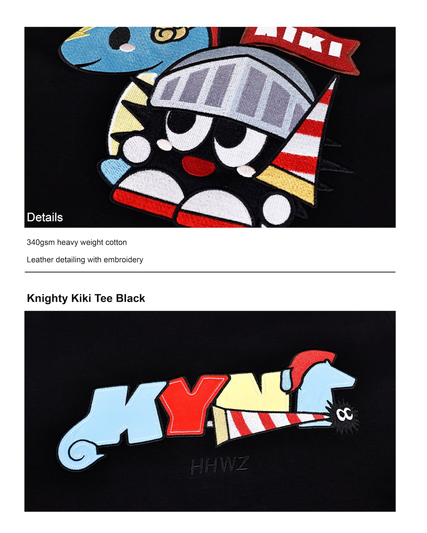 KEYNOTE | Knighty Kiki Tee Black - SWAGANZ