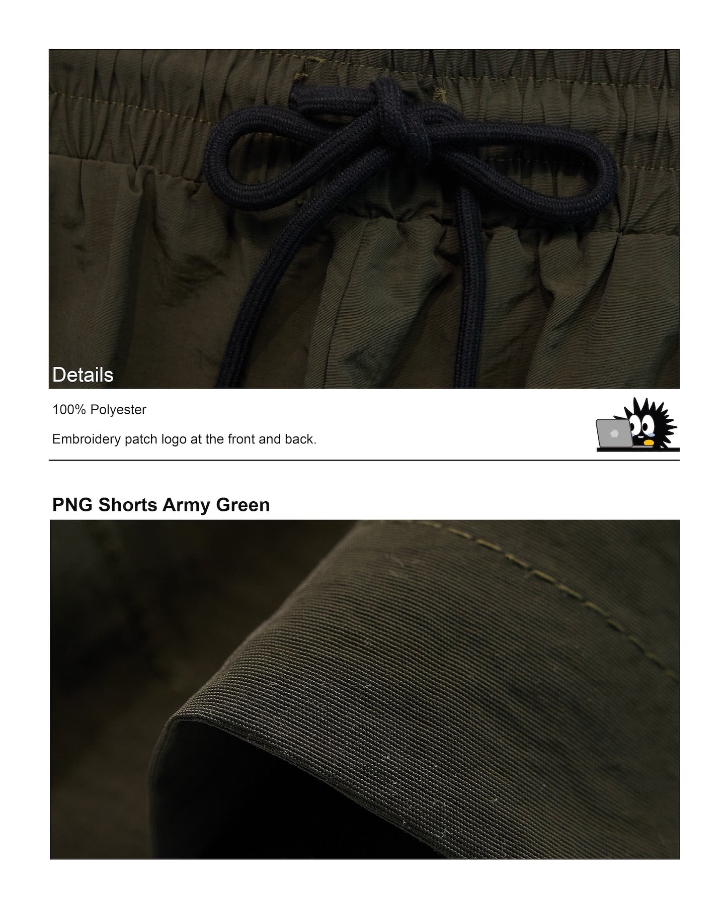 KEYNOTE | Workaholic PNG Shorts Olive