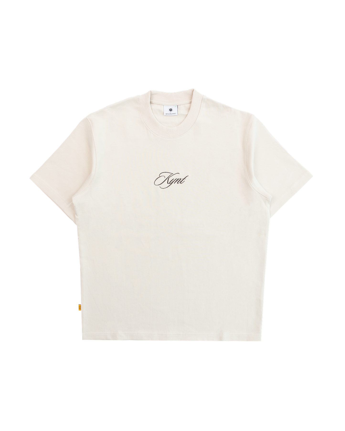 KEYNOTE | Cozy Patchwork Tee Beige