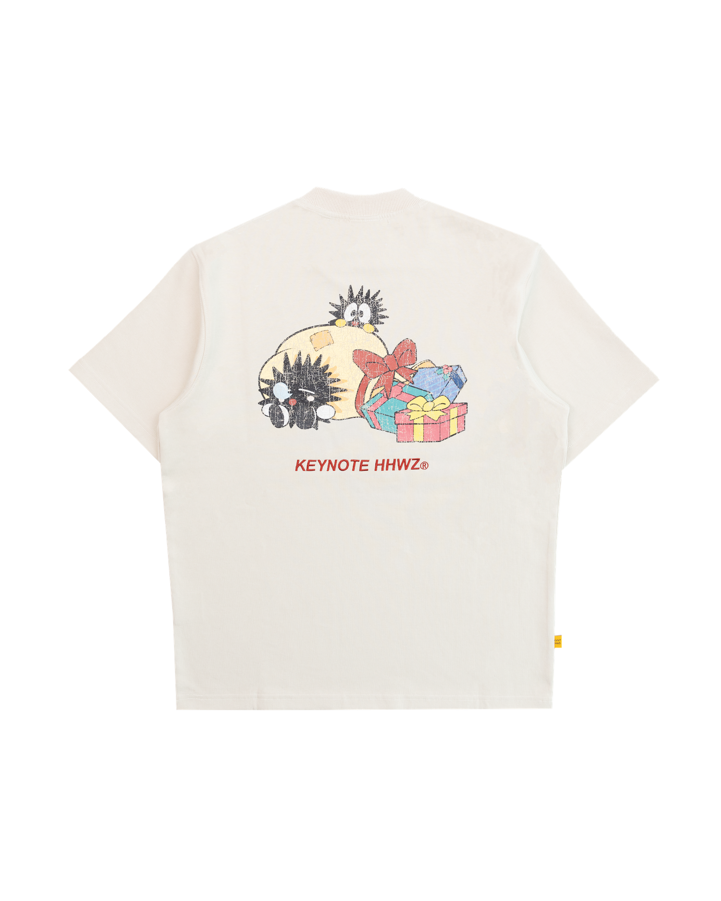 KEYNOTE | Cozy Patchwork Tee Beige