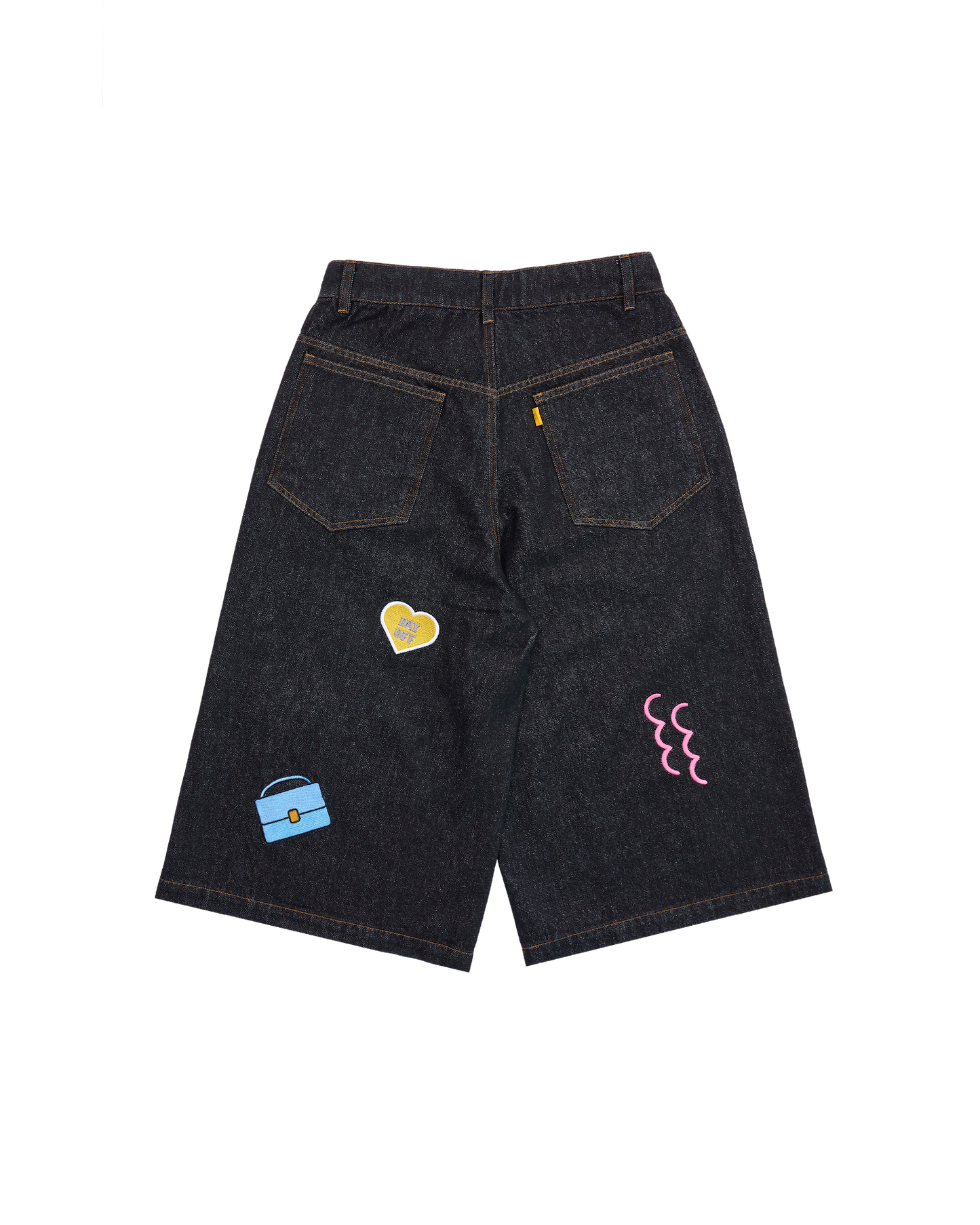 KEYNOTE | Workaholic JPEG Jorts Black - SWAGANZ
