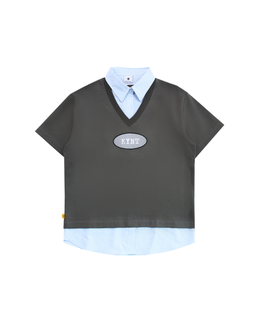KEYNOTE | Workaholic Clock-In Shirt Grey