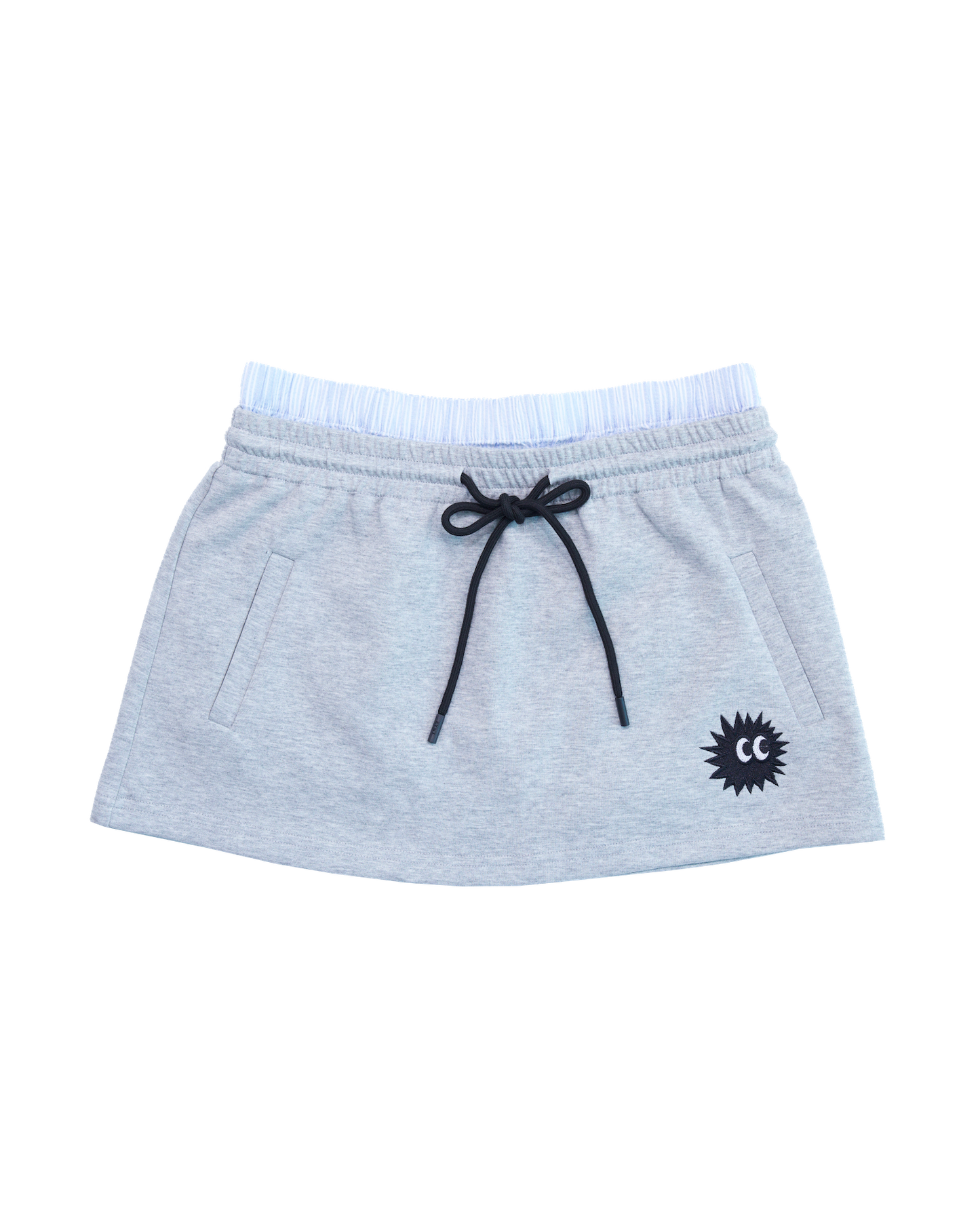 KEYNOTE | Workaholic Off-Day Mini Skirt Light Grey