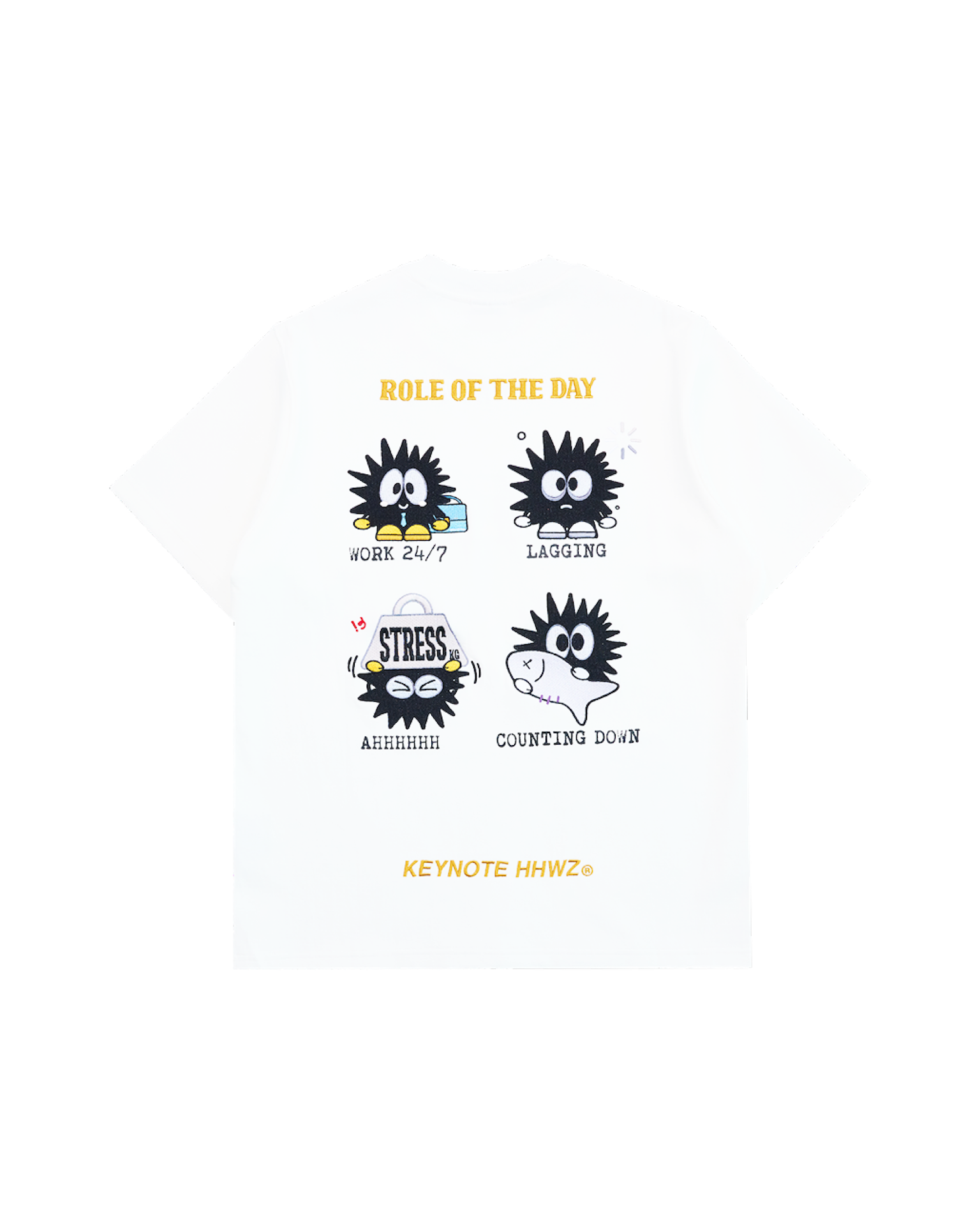 KEYNOTE | Workaholic Work Cycle White - SWAGANZ